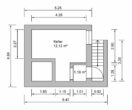 Zinshaus: Wohn- und Geschäftshaus mit Sollrendite 7,83 % - Grundriss Hinterhaus - Kellergeschoss