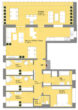 Halle-Kröllwitz: Wohnungen mit 2 bis 5 Zi., Aufzug, Balkon/Terrasse, PKW - Grundriss - 3. Obergeschoss, WE 11